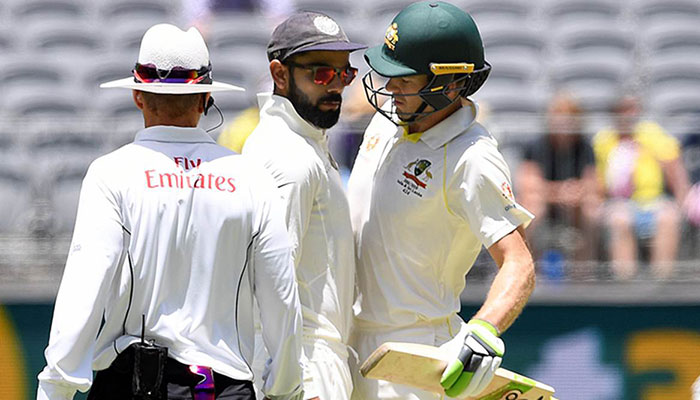 Clash of the captains: Kohli, Paine duel as tensions rise in Perth Test 