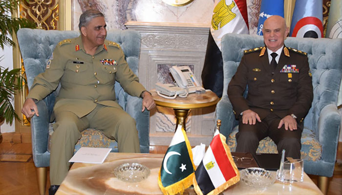 Egypt praises Pak efforts in war against terrorism during Gen Bajwa's visit