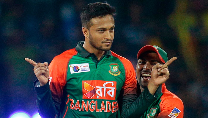 Bangladesh's Shakib fined for shouting at umpire