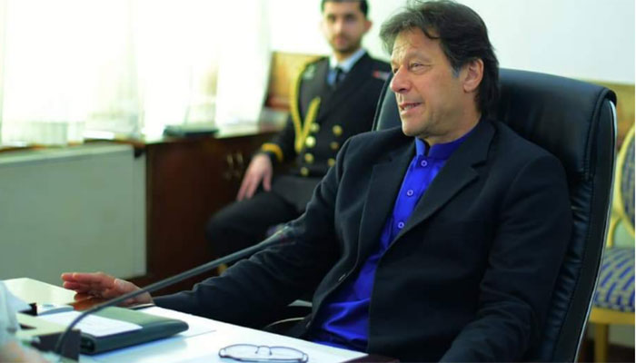 PM Imran chairs party meeting after Nawaz’s sentence