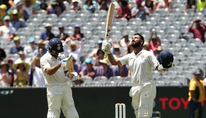 India batsmen dominate Australia in scorching Melbourne