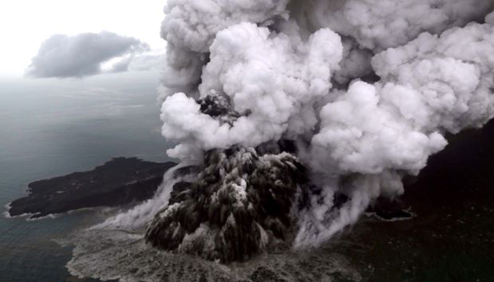 Indonesia reroutes all flights around erupting Anak Krakatau volcano