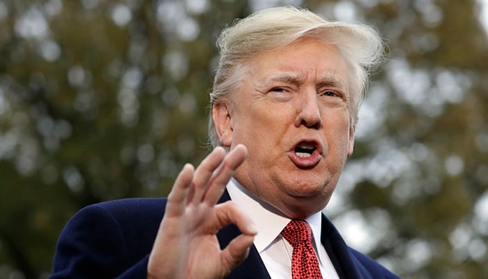 Trump blames Dems for shutdown