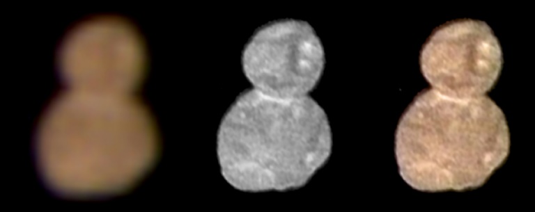 NASA says faraway world Ultima Thule shaped like 'snowman'
