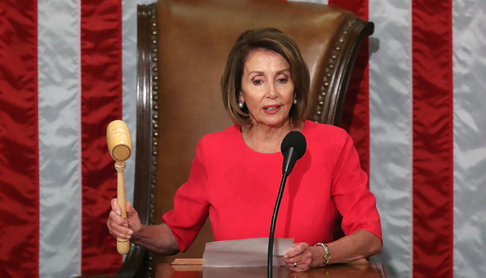 Democrat Nancy Pelosi elected speaker as divided US Congress gets to work