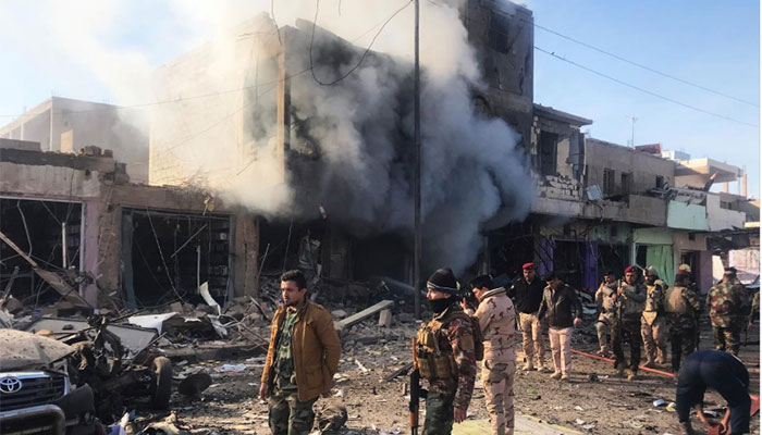 Car bomb blast kills at least one in Iraqi border town of al-Qaim: military statement