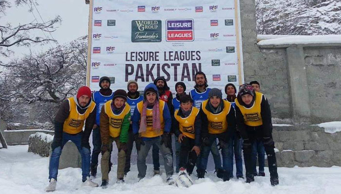 'Leisure Leagues' organises football tournament in snow-covered Hunza valley