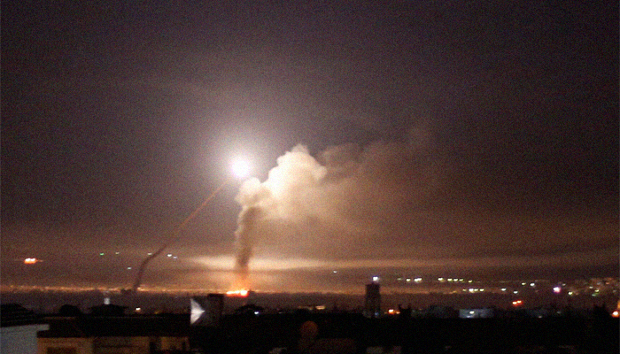 Syria says Israel fired missiles toward Damascus, hit airport warehouse