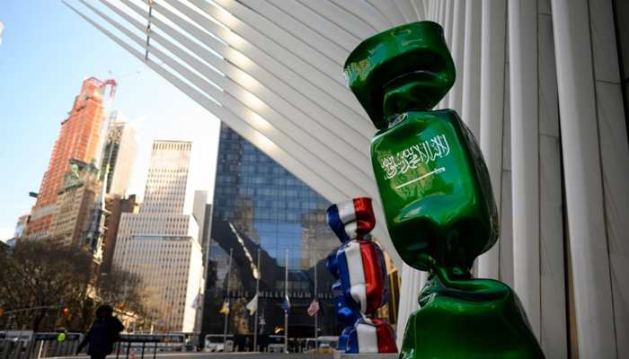 Sculpture alluding to Saudi Arabia pulled from World Trade Center