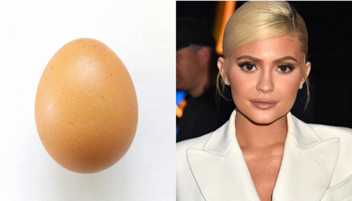 Kylie Jenner's Instagram record battered by an egg