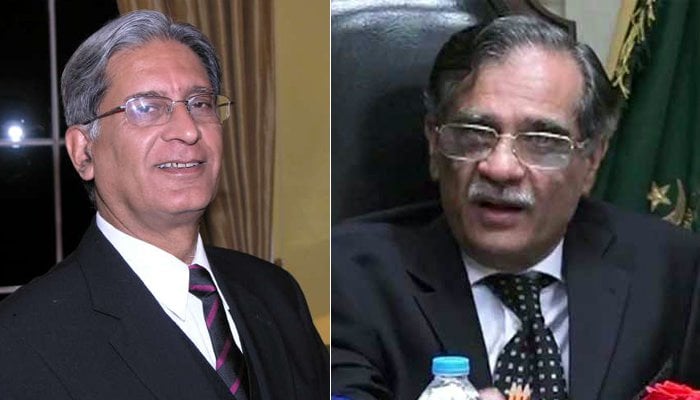 I used to idolise you and wanted to be your student, CJP tells Aitzaz Ahsan