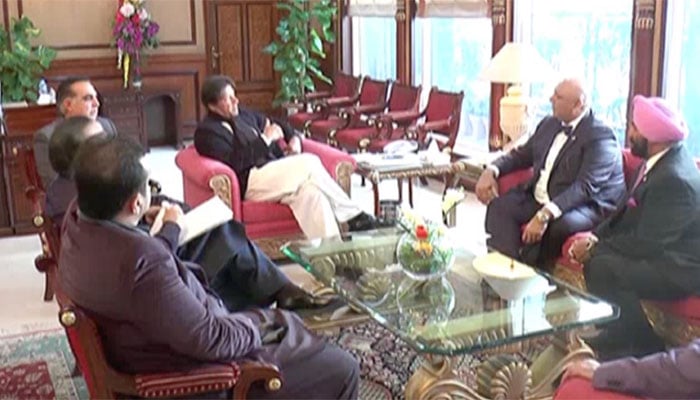 PM Imran meets Republican party leaders Sajid Tarar, Jasdip Singh