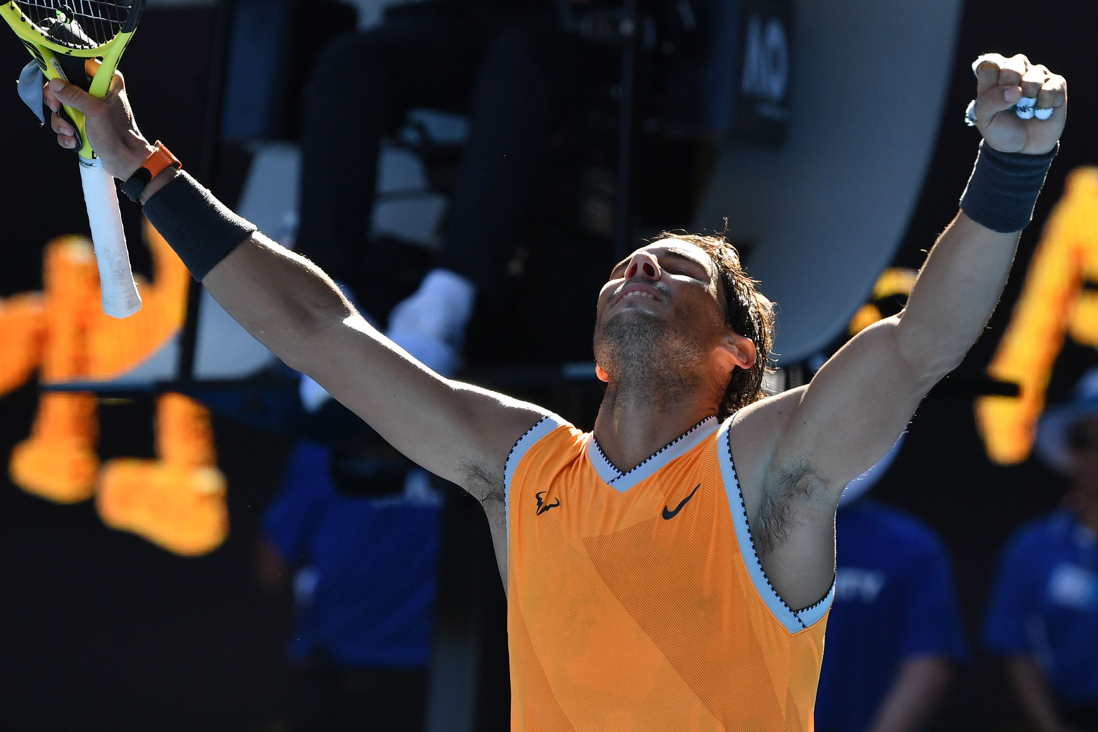 Nadal barrels through Berdych to reach Australian Open quarters