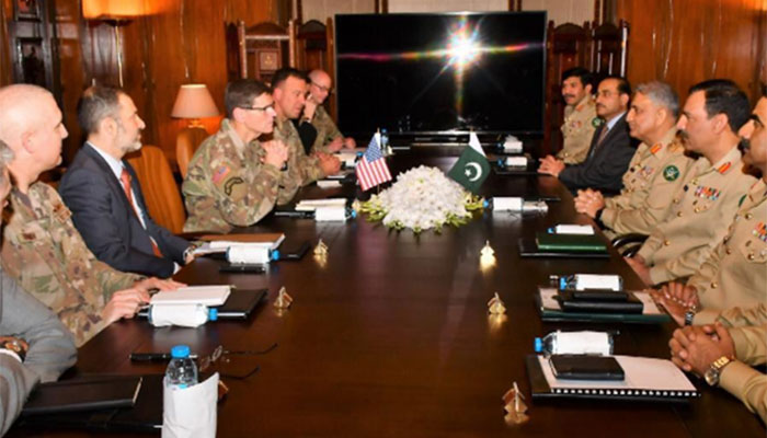 US CENTCOM chief meets COAS, Afghan peace process discussed