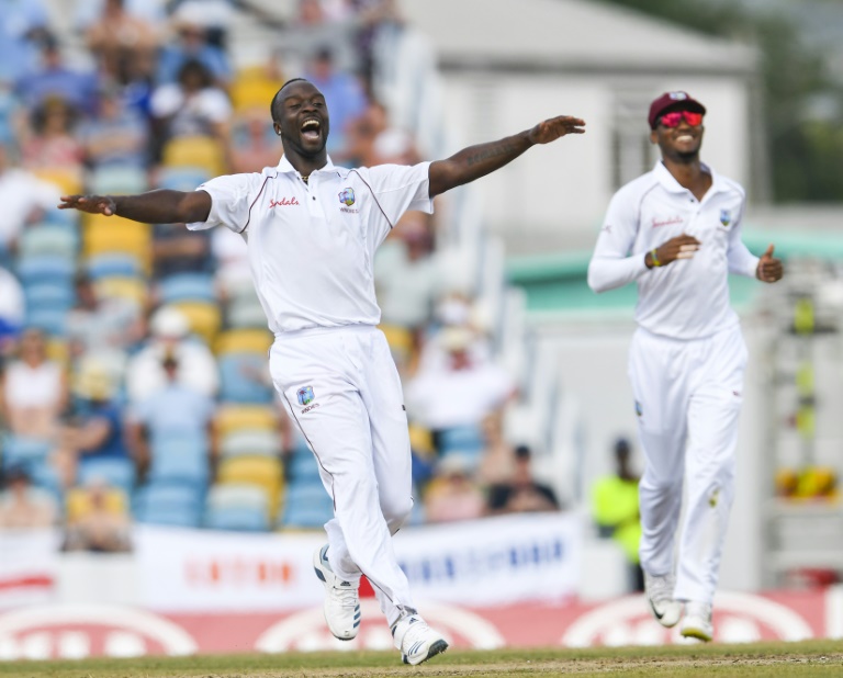 Roach sends England tumbling as 18 wickets fall in Bridgetown