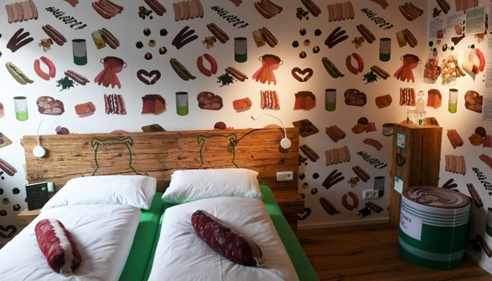 Sausage-themed hotel opens in Germany