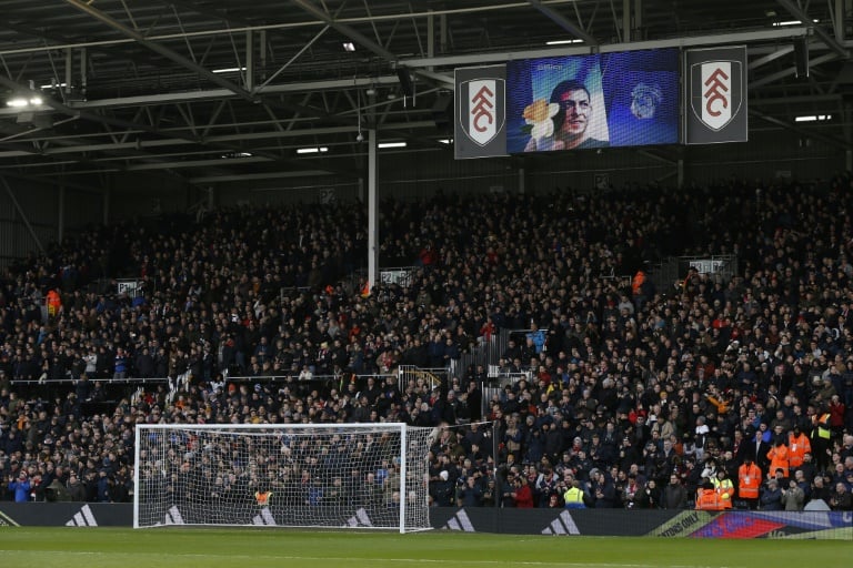 Fulham led the tributes to Emiliano Sala with