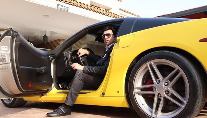 Faisal Vawda stirs social media as he showed up at event in luxury sports car