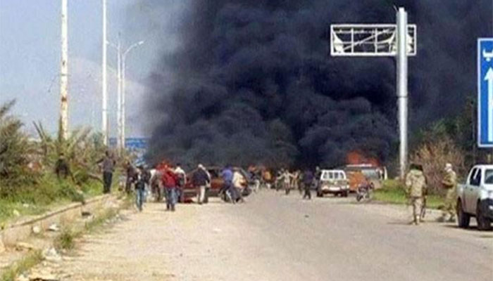 Car bomb explodes near Syrian town on border with Turkey