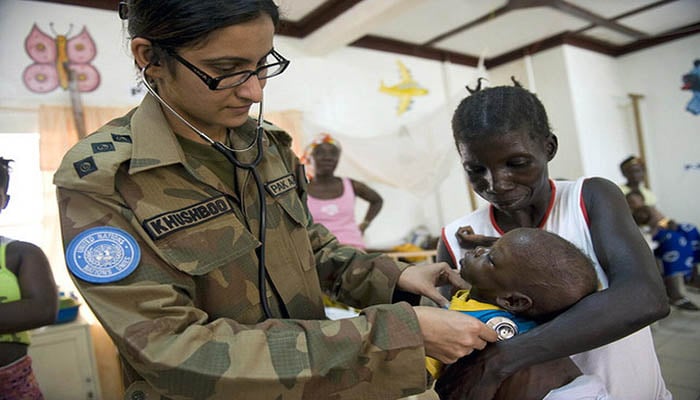 Pakistan boosts female participation in UN peacekeeping operations