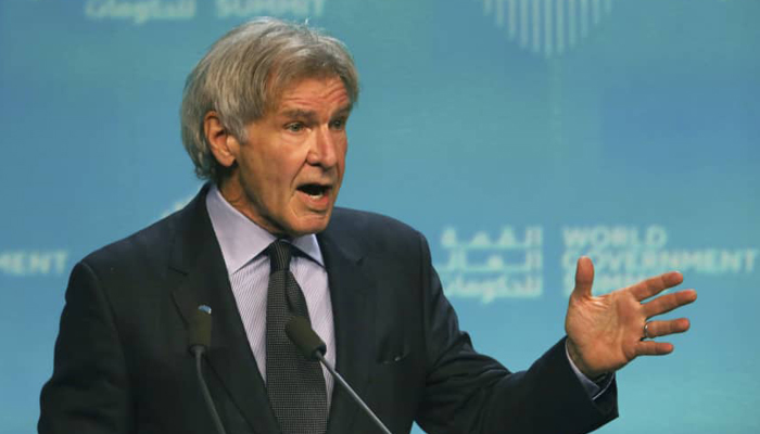 Harrison Ford attacks leaders who deny climate change