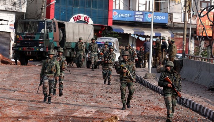Image result for Kashmiris observe shutdown in  occupied valley against mob attacks