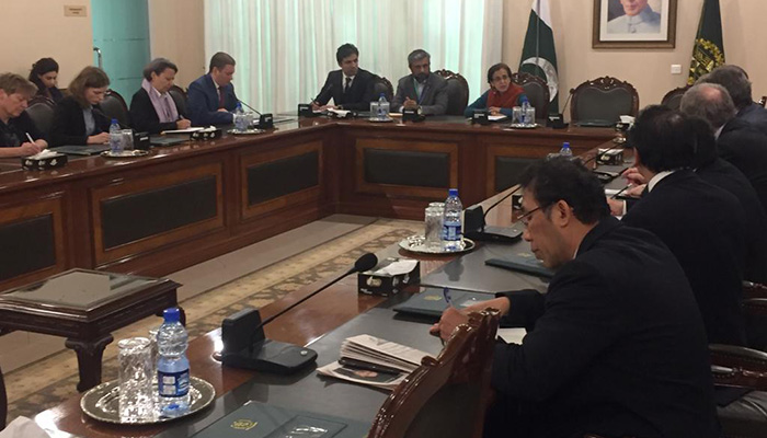 FS Janjua meets EU Ambassadors, rejects Indian govt remarks on Pak involvement in Pulwama
