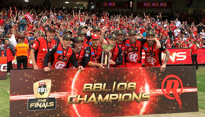 Renegades win Melbourne derby BBL final as Stars implode