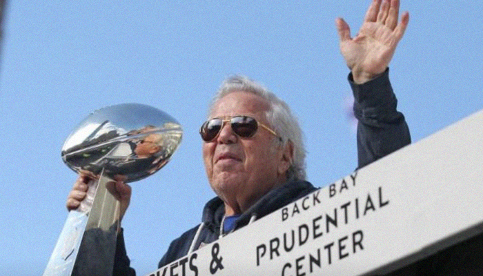 NFL Patriots owner Kraft charged in prostitution sting