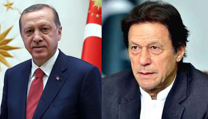 Erdogan calls Imran, appreciates his offer to India for de-escalating tensions