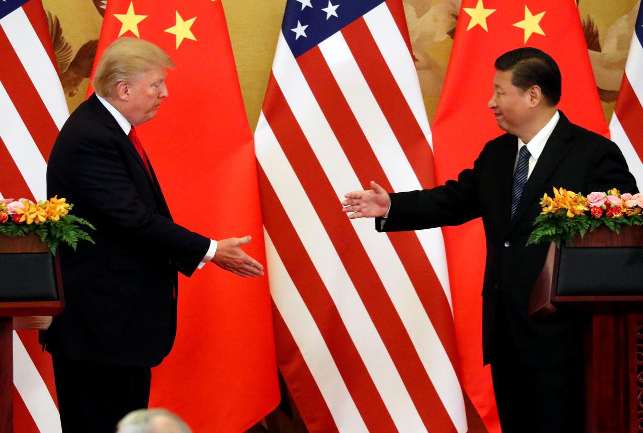 U.S. President Donald Trump and China's President Xi Jinping