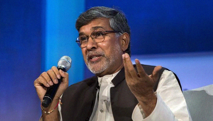Nobel winner Satyarthi warns of media 'war-mongering' in India