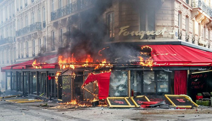 Paris luxury stores looted, burned in 'yellow vest' riots