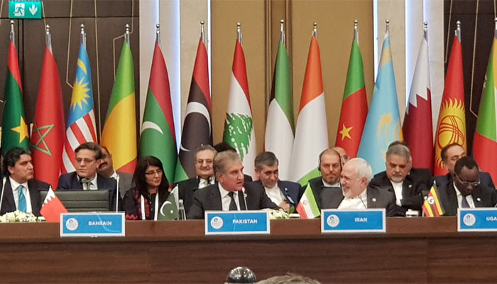 FM Qureshi urges UN for laws to tackle Islamophobia at OIC meeting