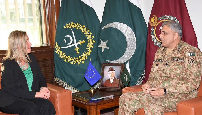 EU Representative Federica Mogherini lauds Pakistan's efforts for peace, stability