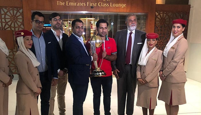 ICC World Cup trophy arrives in Pakistan again