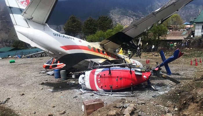 Three killed in aircraft runway accident near Everest