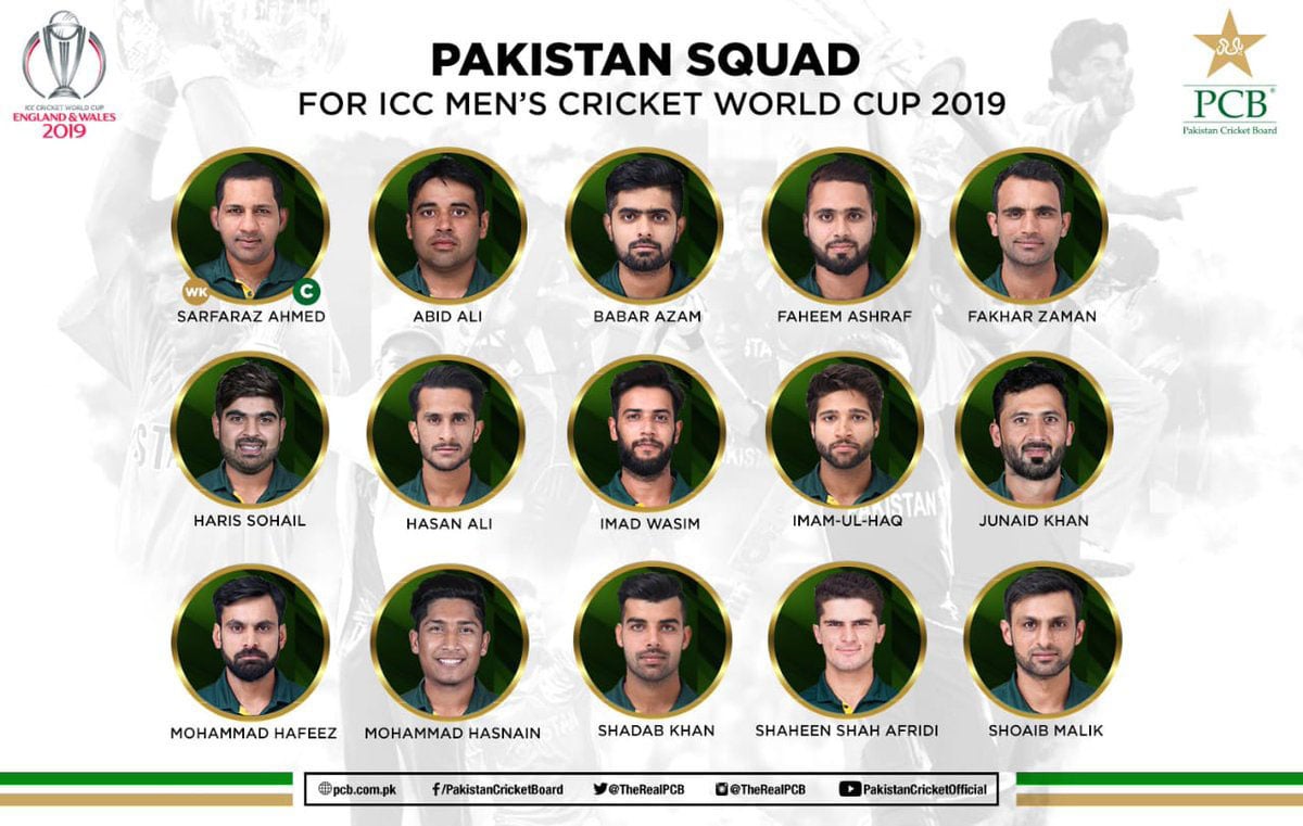Image result for Aamir dropped as Pakistan announce 15-member World Cup squad
