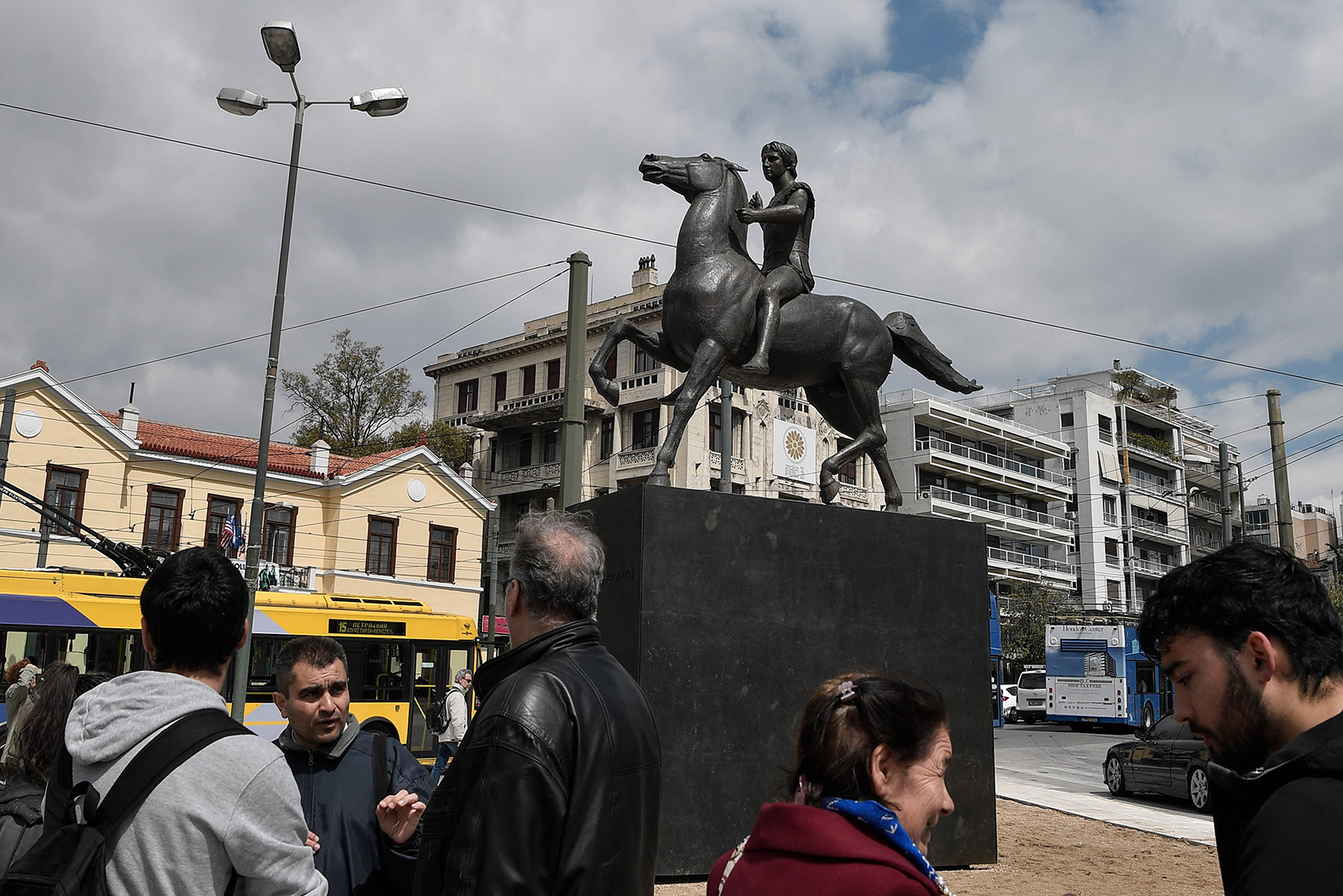 Athens installs Alexander the Great statue after 27-year delay