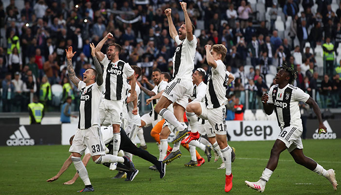 Juventus clinch eighth Serie A title in a row