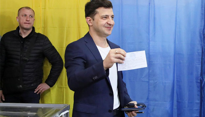 Comedian Zelenskiy wins Ukrainian presidential race by landslide: exit poll