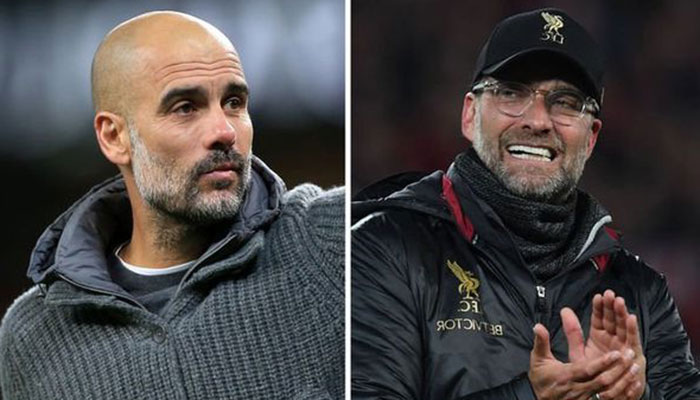 Jurgen Klopp and Pep Guardiola are battling for the Premier League title