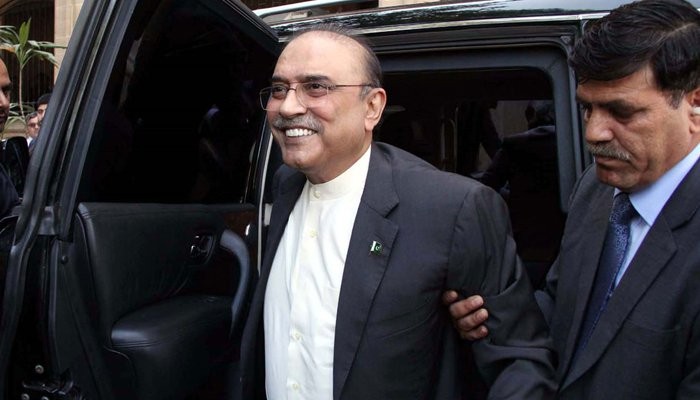 Zardari appears before NAB in Harish and Company case 