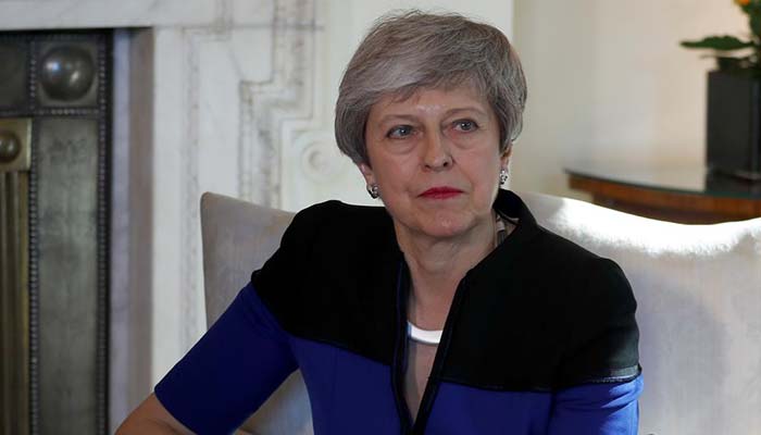 British PM May deeply concerned by jailing of woman in Iran
