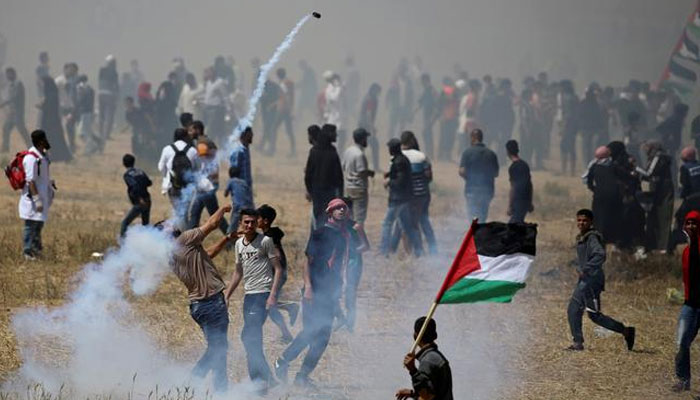 Nearly 50 Palestinians wounded in 'Catastrophe' anniversary protests on Gaza-Israel border