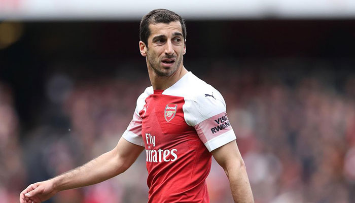 Arsenal's Mkhitaryan to miss Europa League final over safety fears