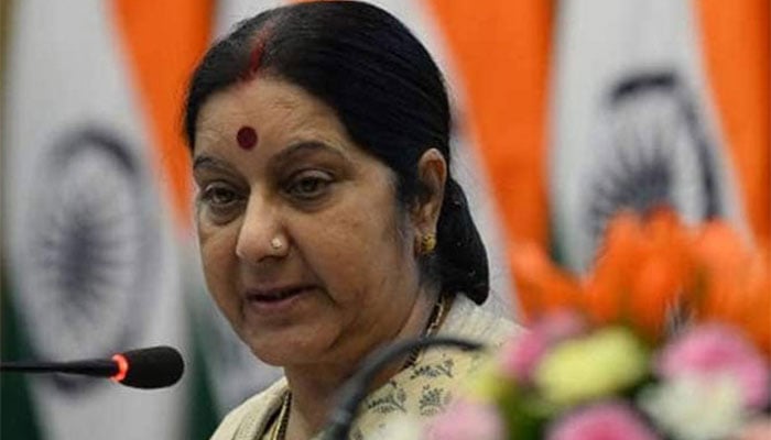 Pakistan accepts India’s request for Sushma Swaraj’s overflight