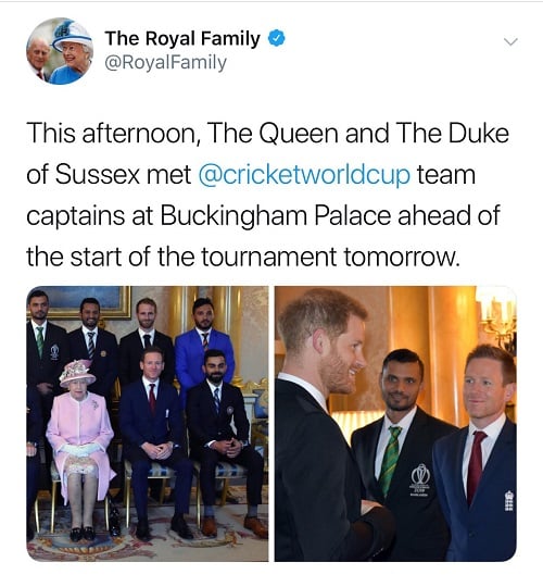 World Cup captains meet Queen Elizabeth II 