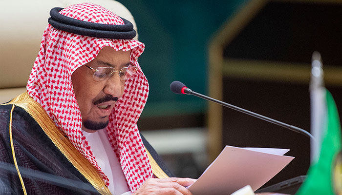 Saudi king demands firm Arab stand on Iran's 'criminal' acts