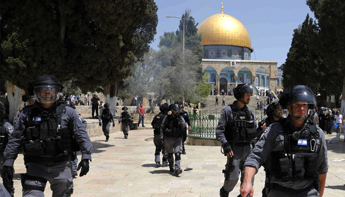 Israeli police arrest seven during clash at Al-Aqsa mosque, 45 wounded
